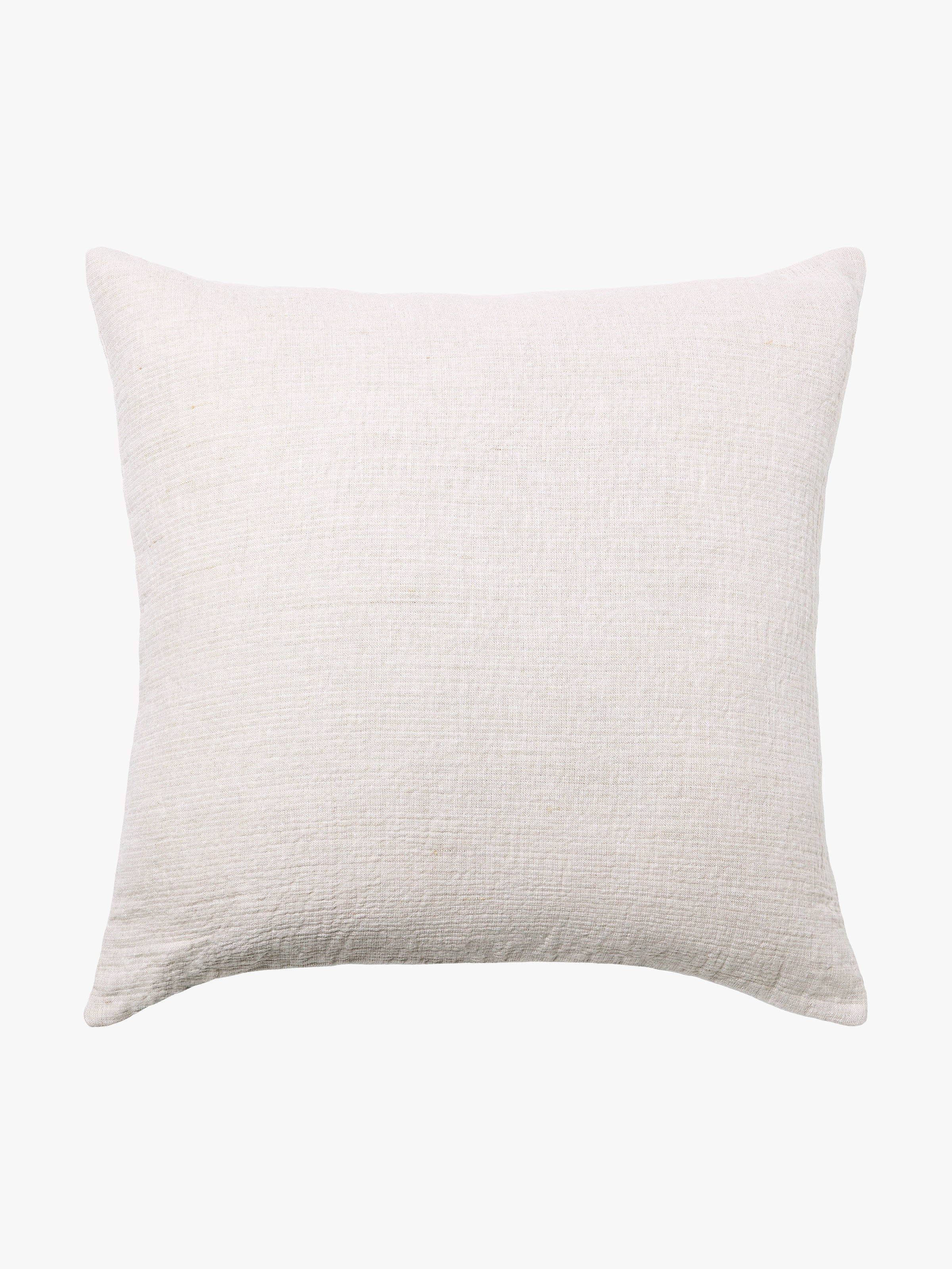 Ava Nougat Pure Linen Cushion