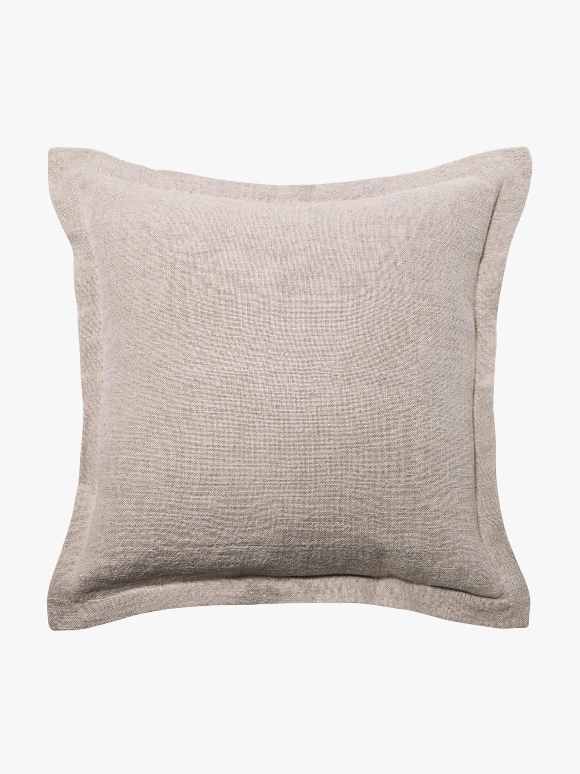 Burton Oatmeal Tailored Heavy Linen Cushion