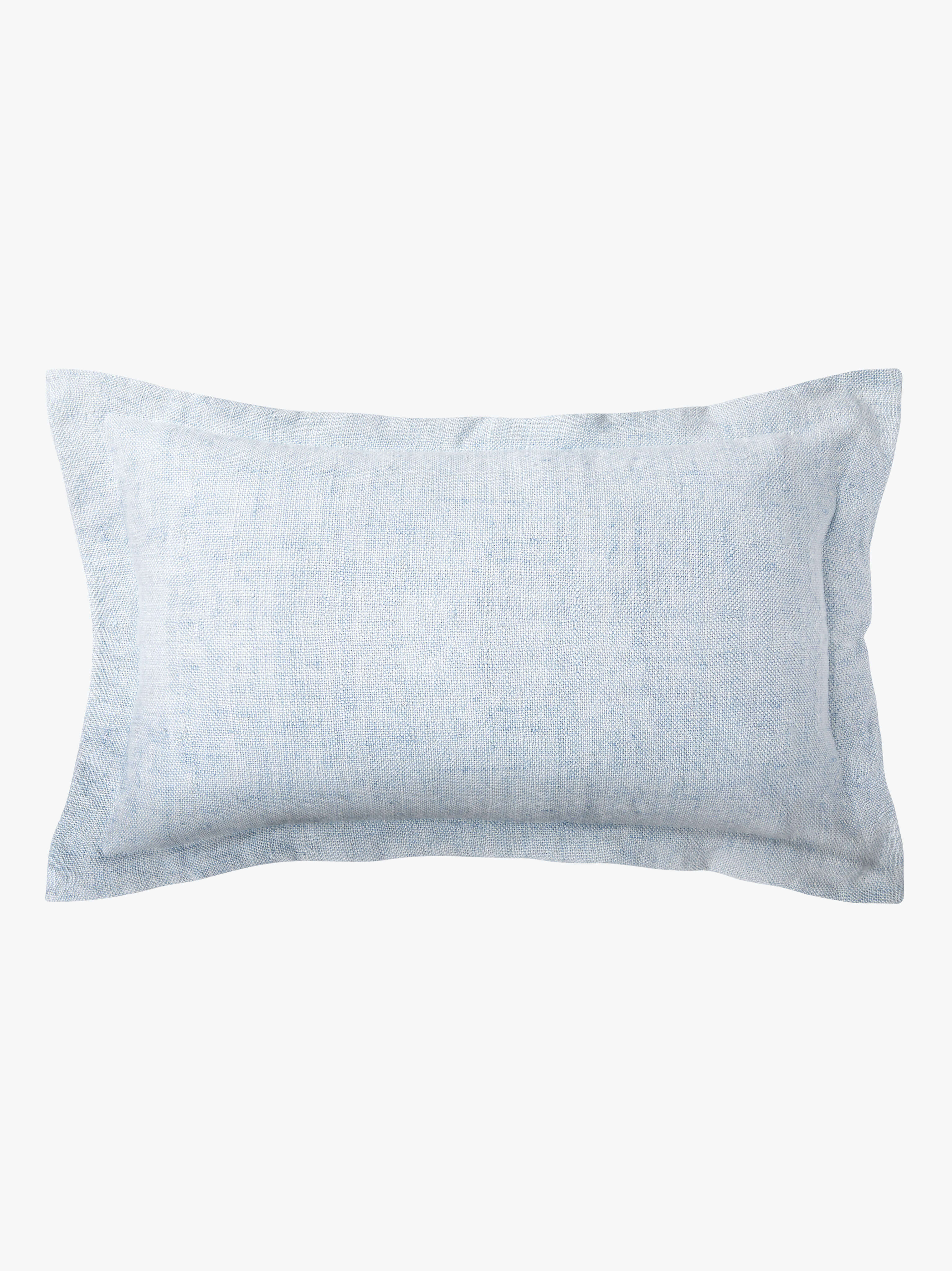 Burton Sky Tailored Rectangle Heavy Linen Cushion
