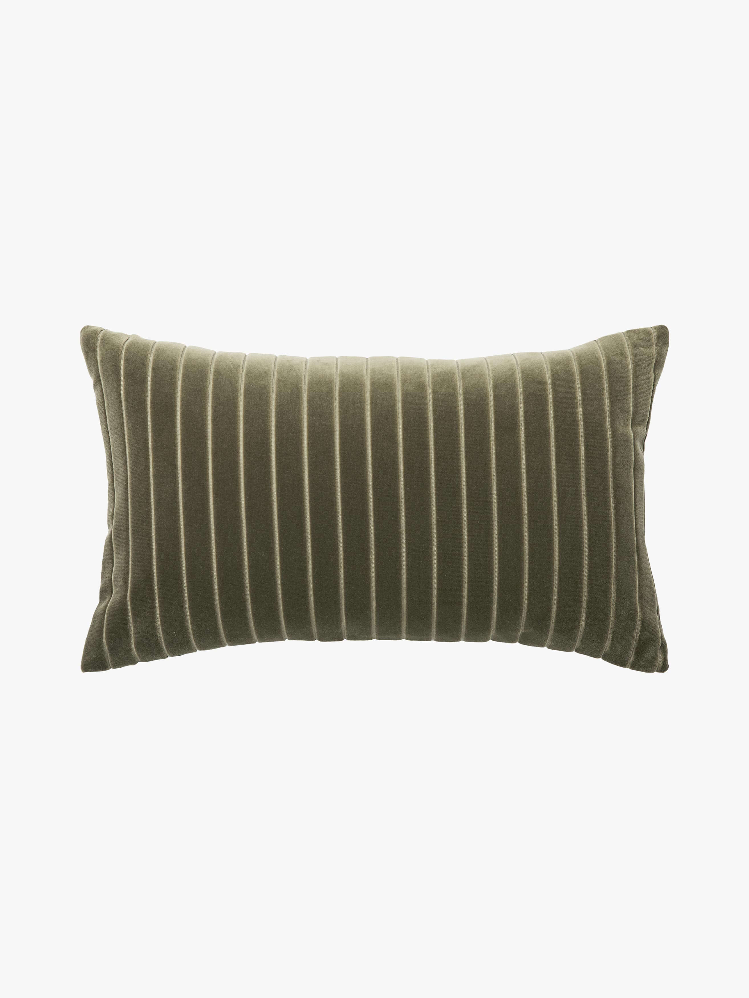 Easton Olive Velvet Mini Cushion