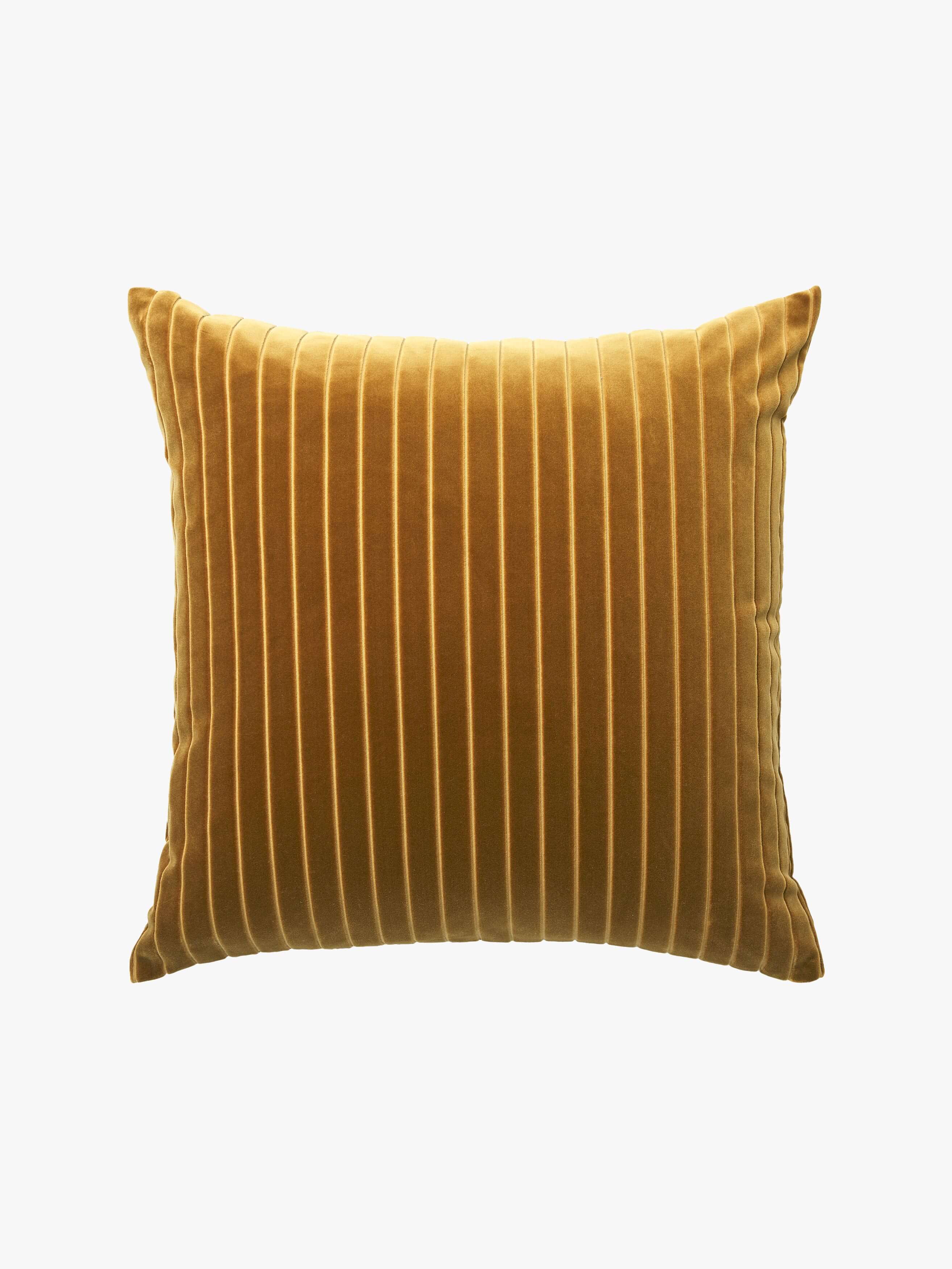 Easton Toffee Velvet Cushion