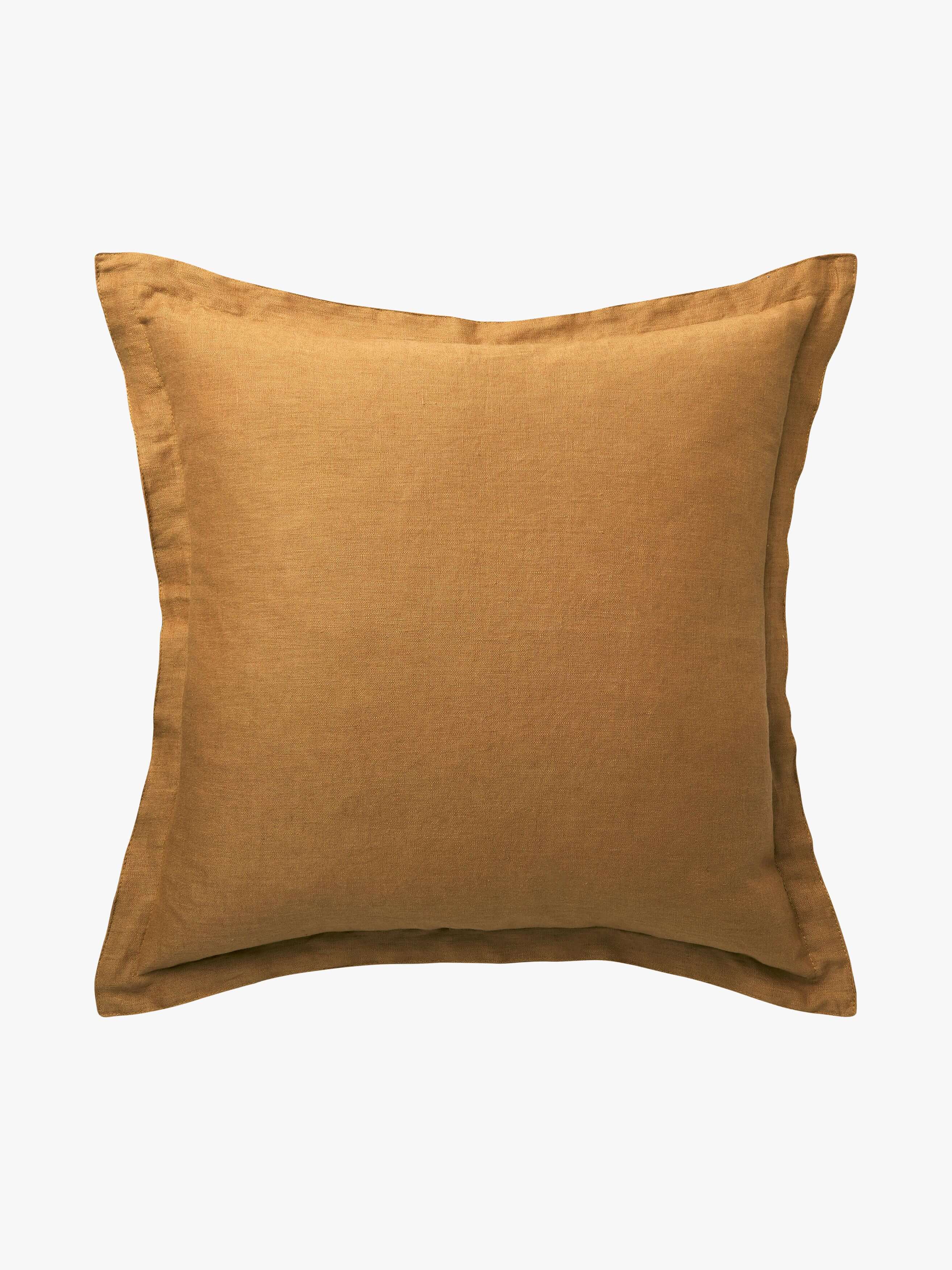 Echo Toffee Pure Linen Cushion
