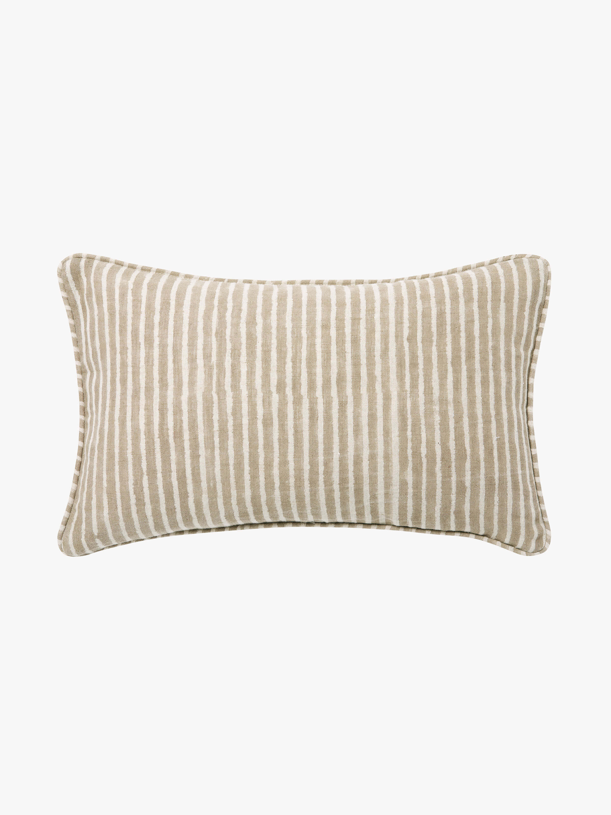 Gia Mocha Reversible Linen Cushion
