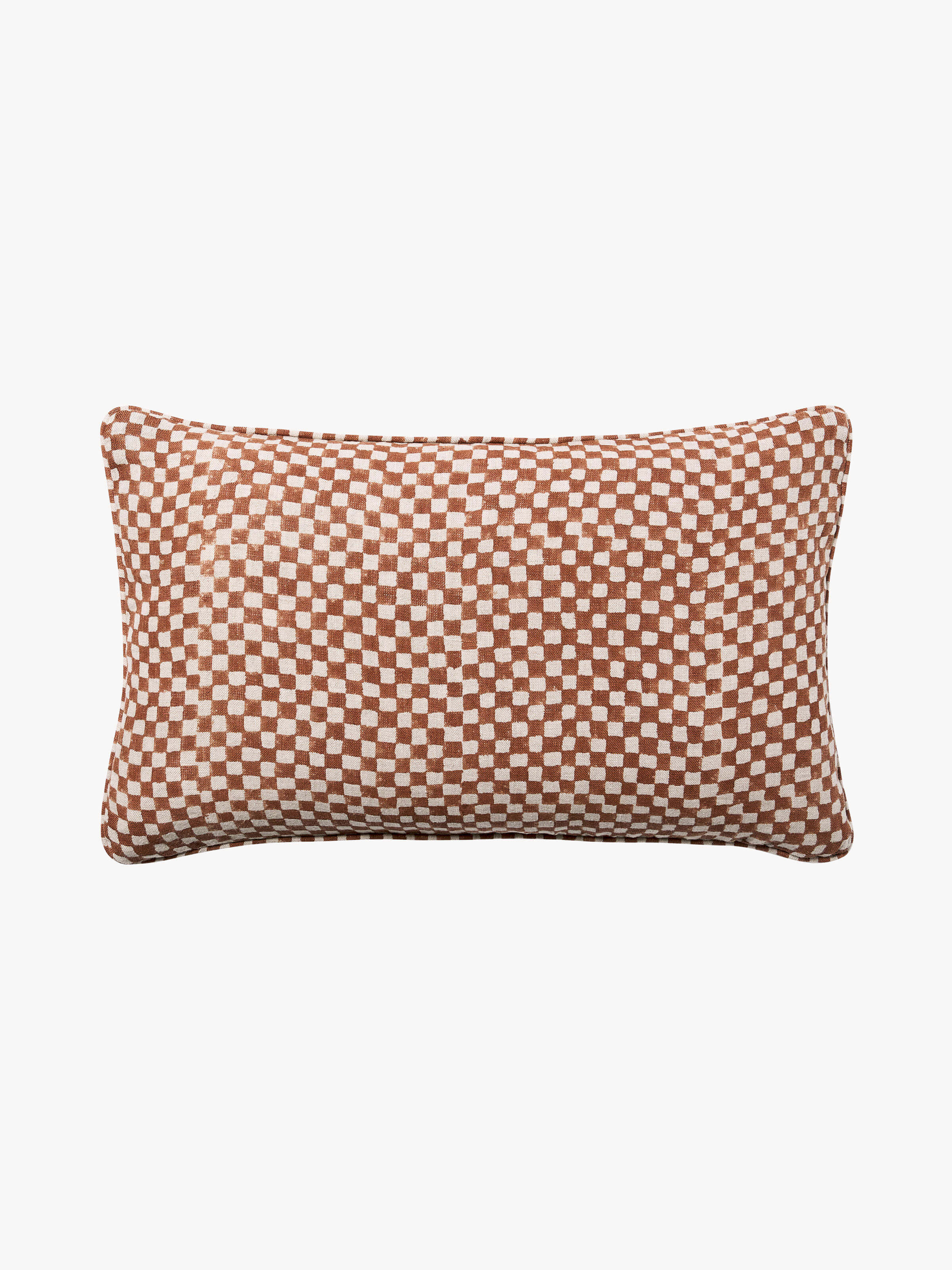 Gia Terracotta Reversible Linen Cushion