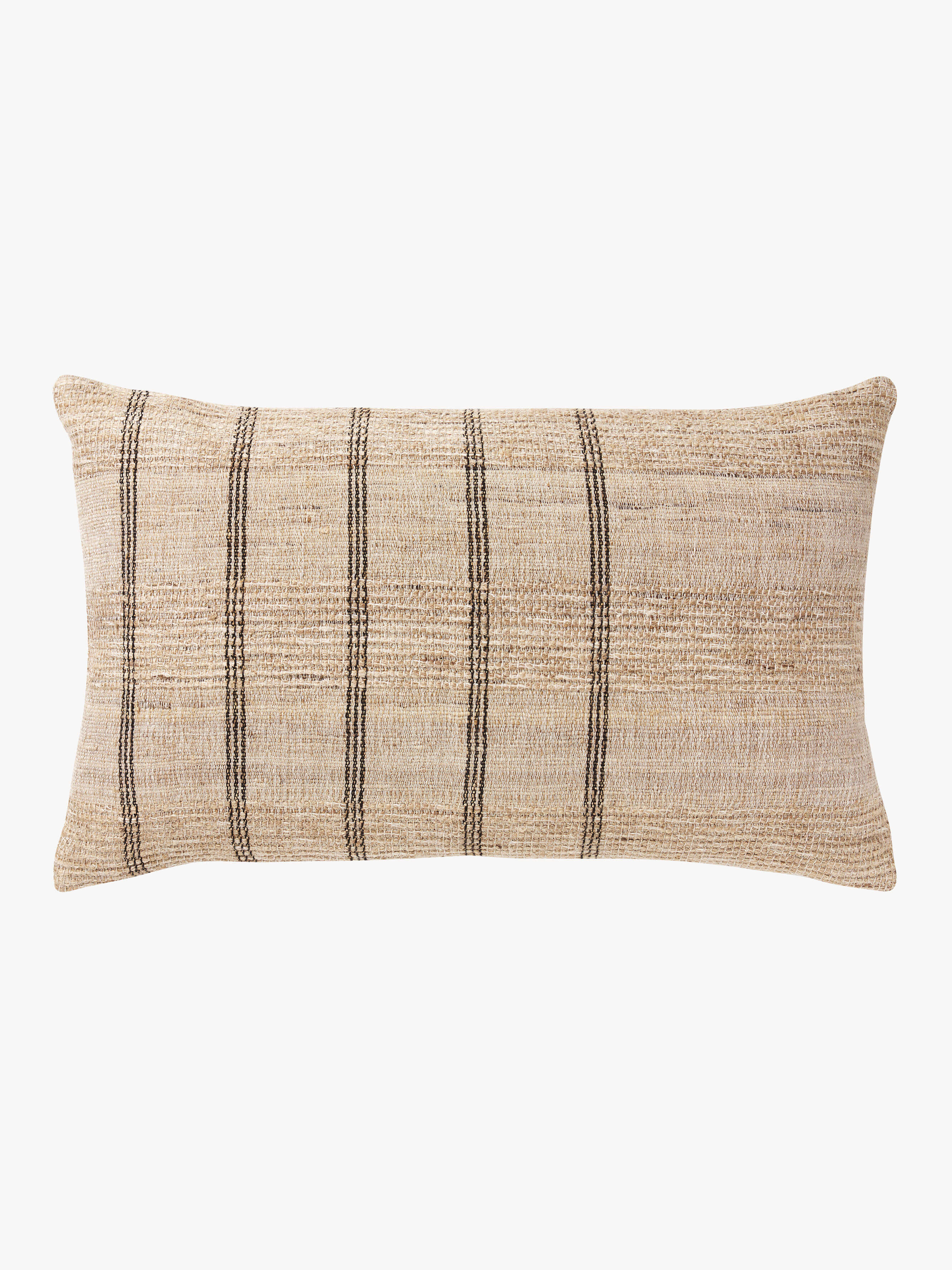 Husk Rectangle Wool & Silk Cushion
