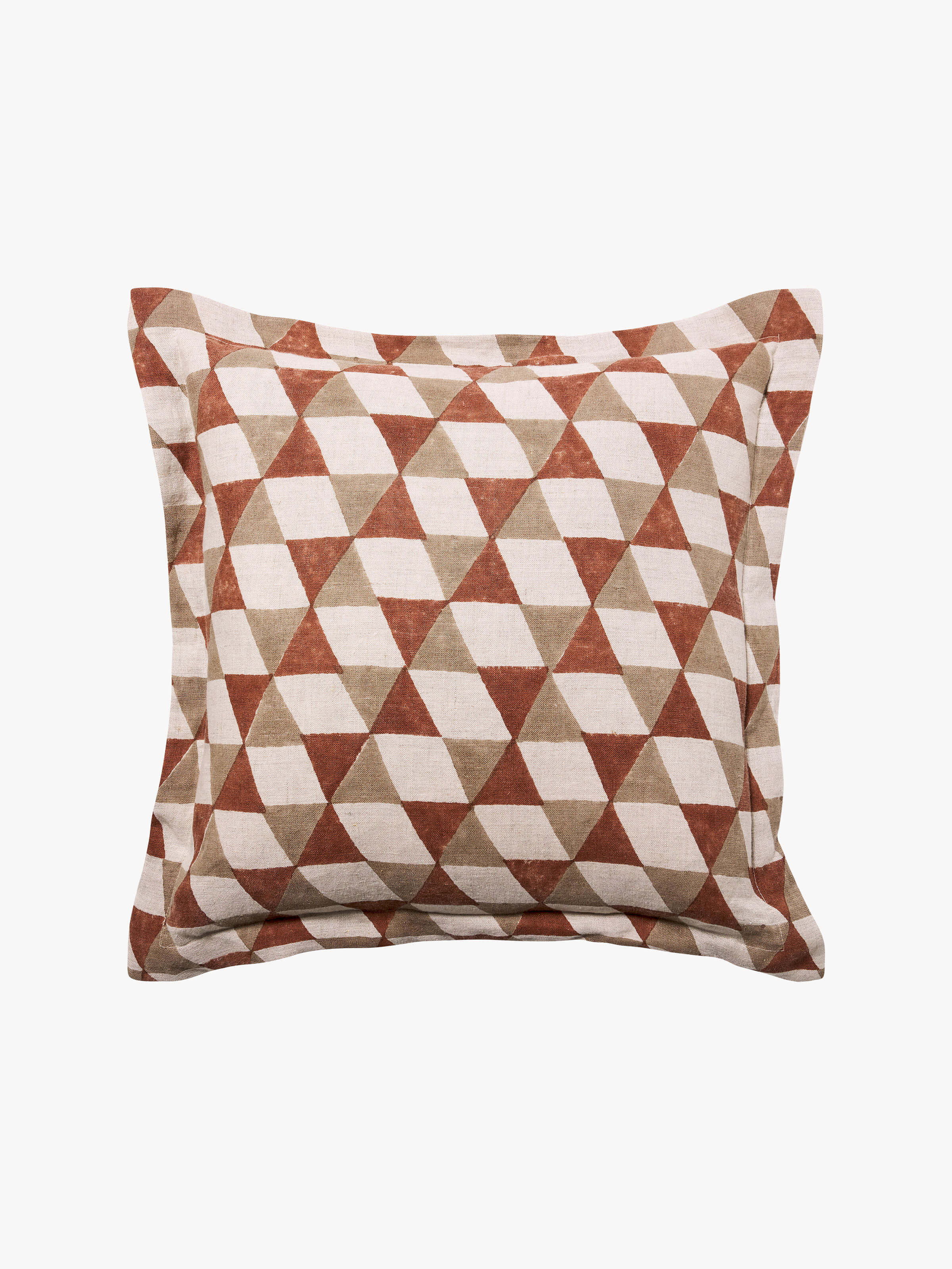 Lorenzo Baked Clay Linen Cushion