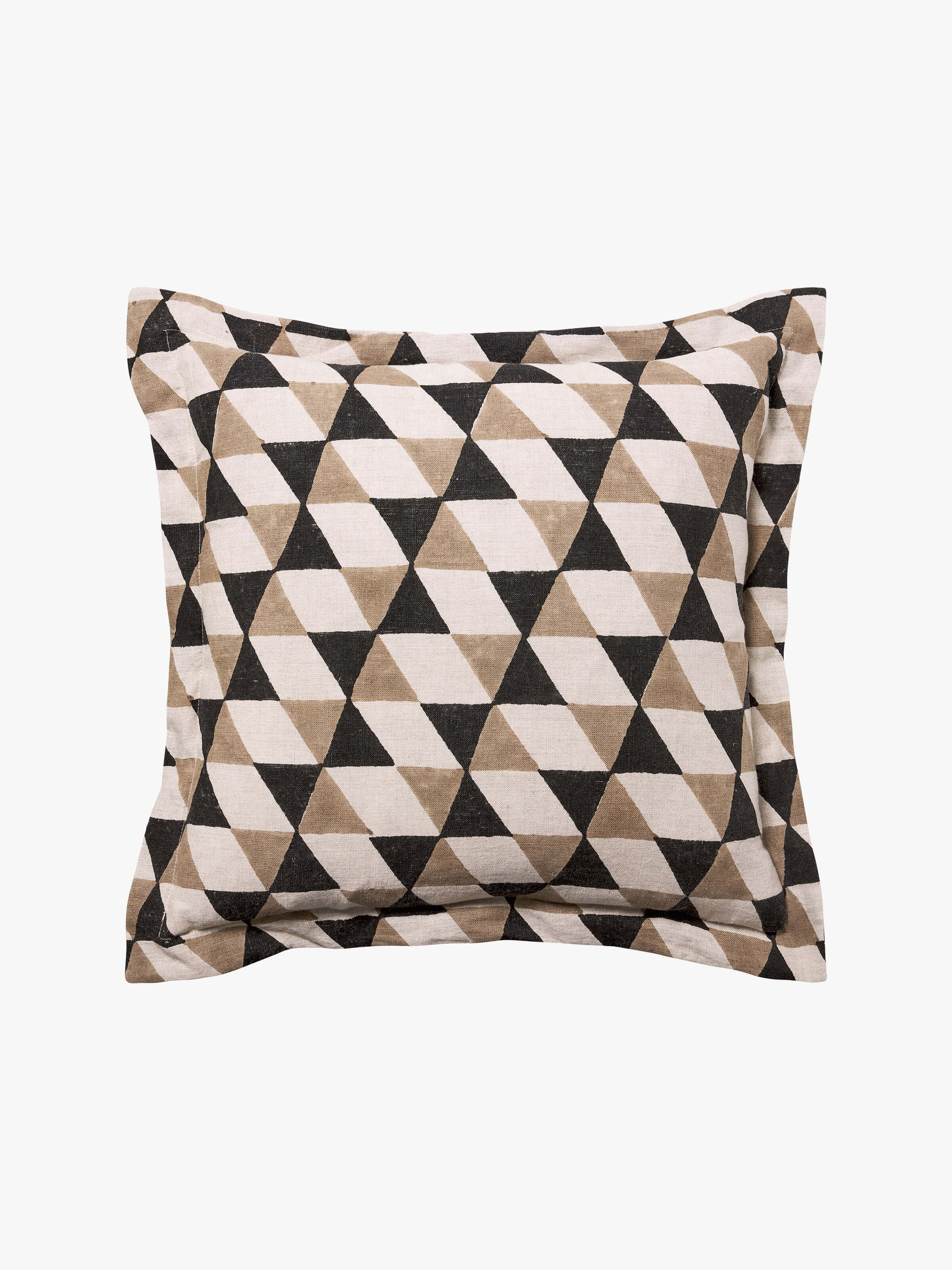 Lorenzo Black Linen Cushion