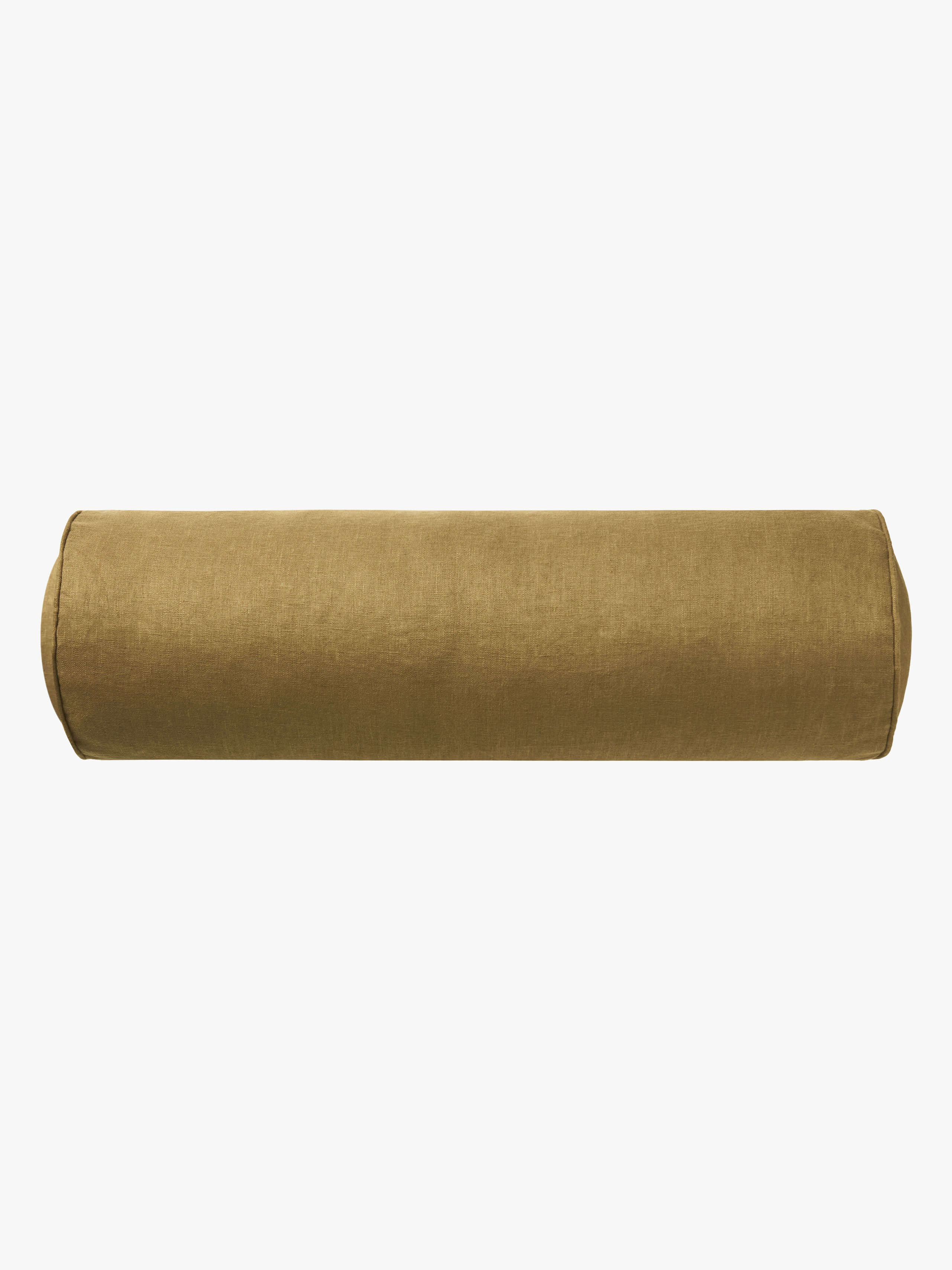 Mae Khaki Pure Linen Bolster