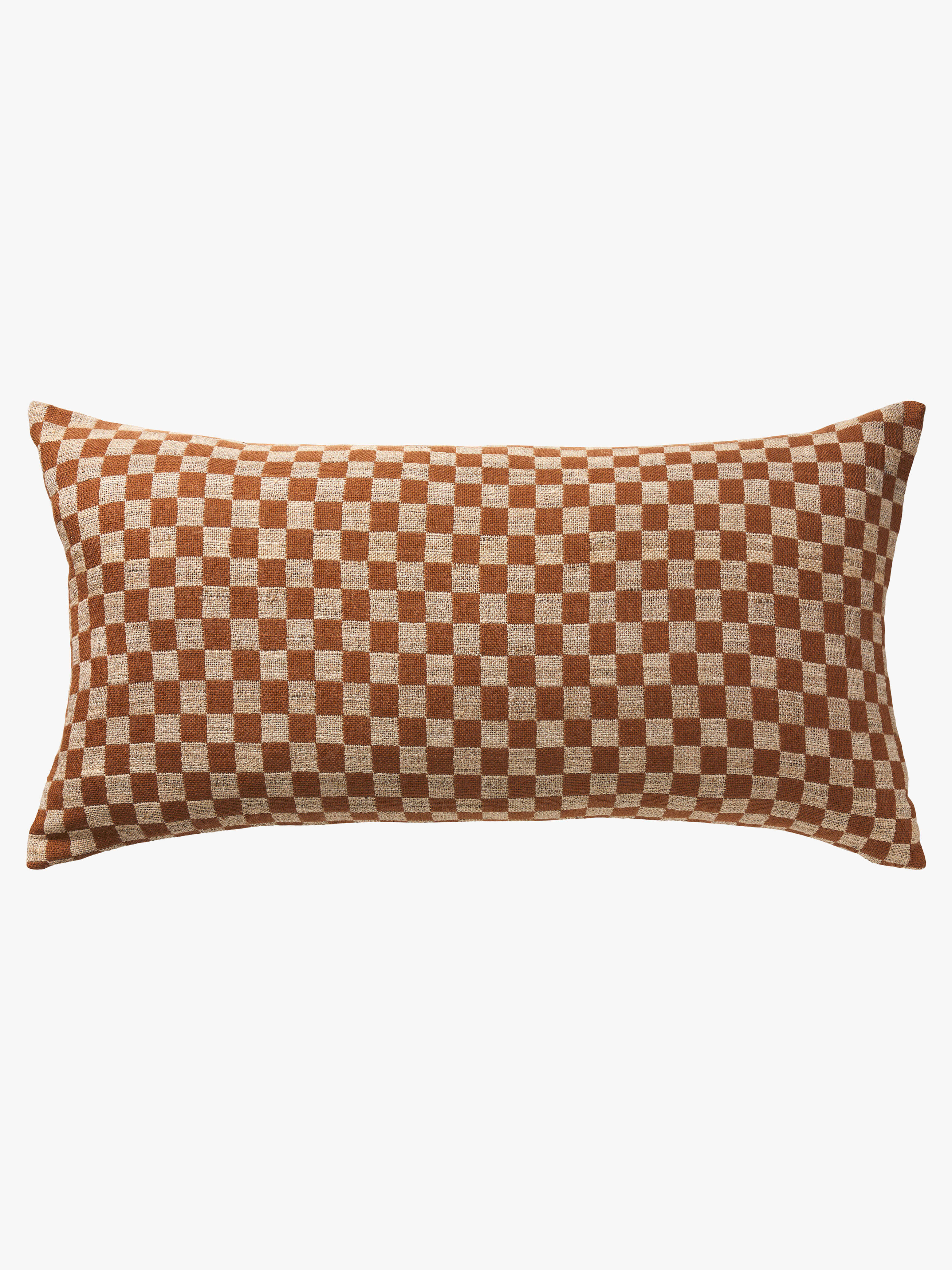 Matteo Bronze Wool & Silk Lumbar Cushion
