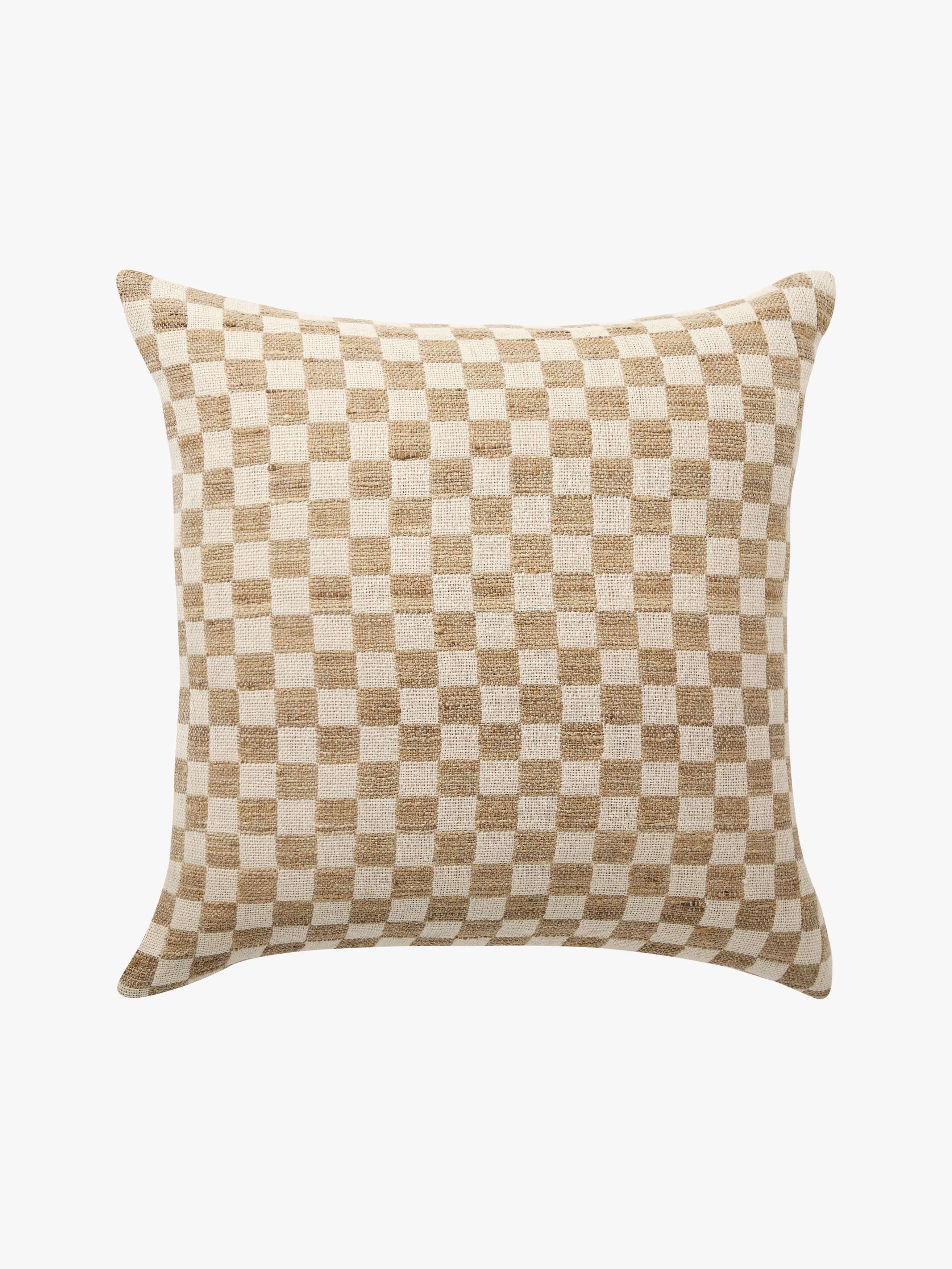 Matteo Chalk Wool & Silk Cushion