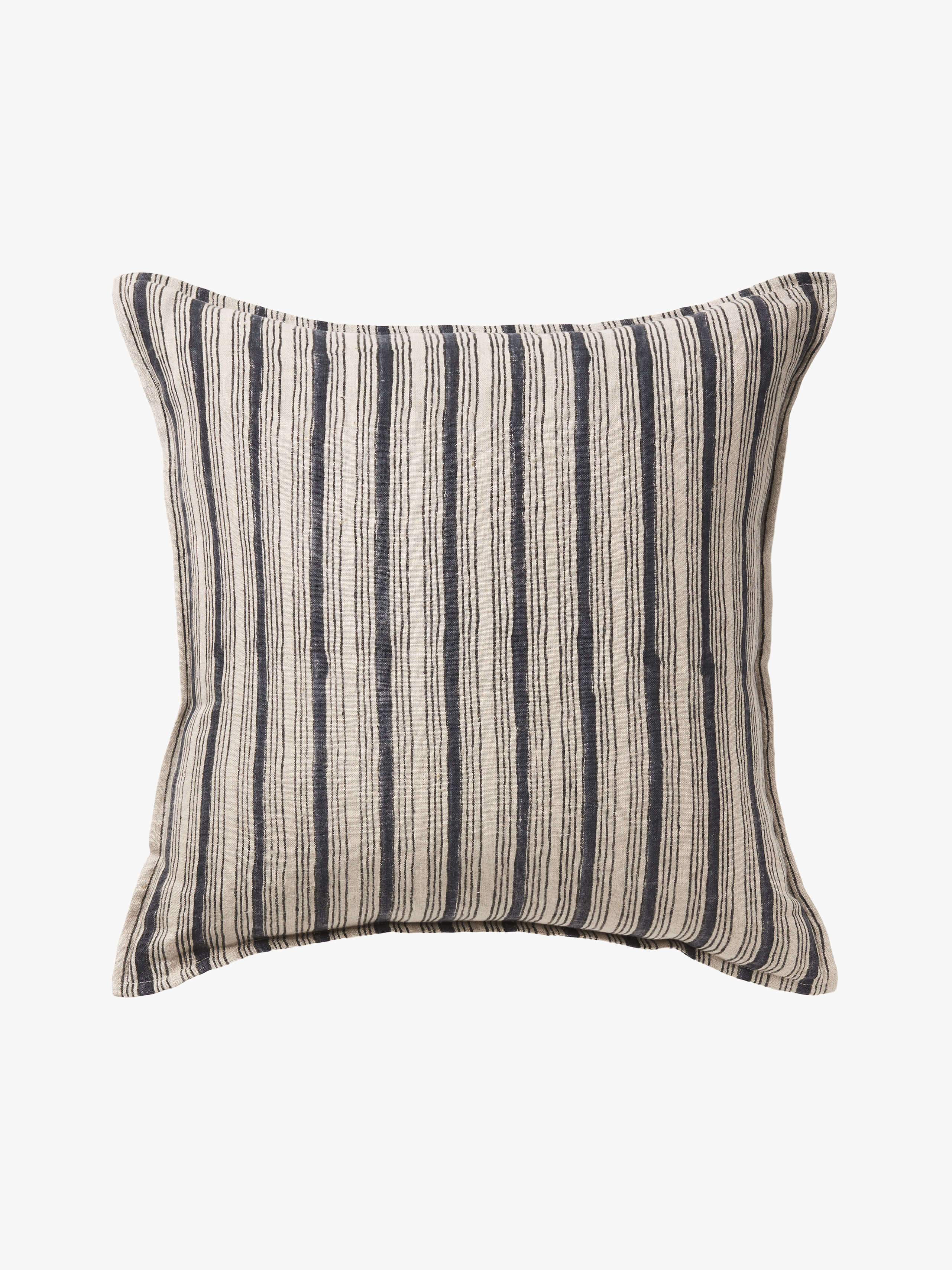 Rome Indigo Pure Linen Cushion