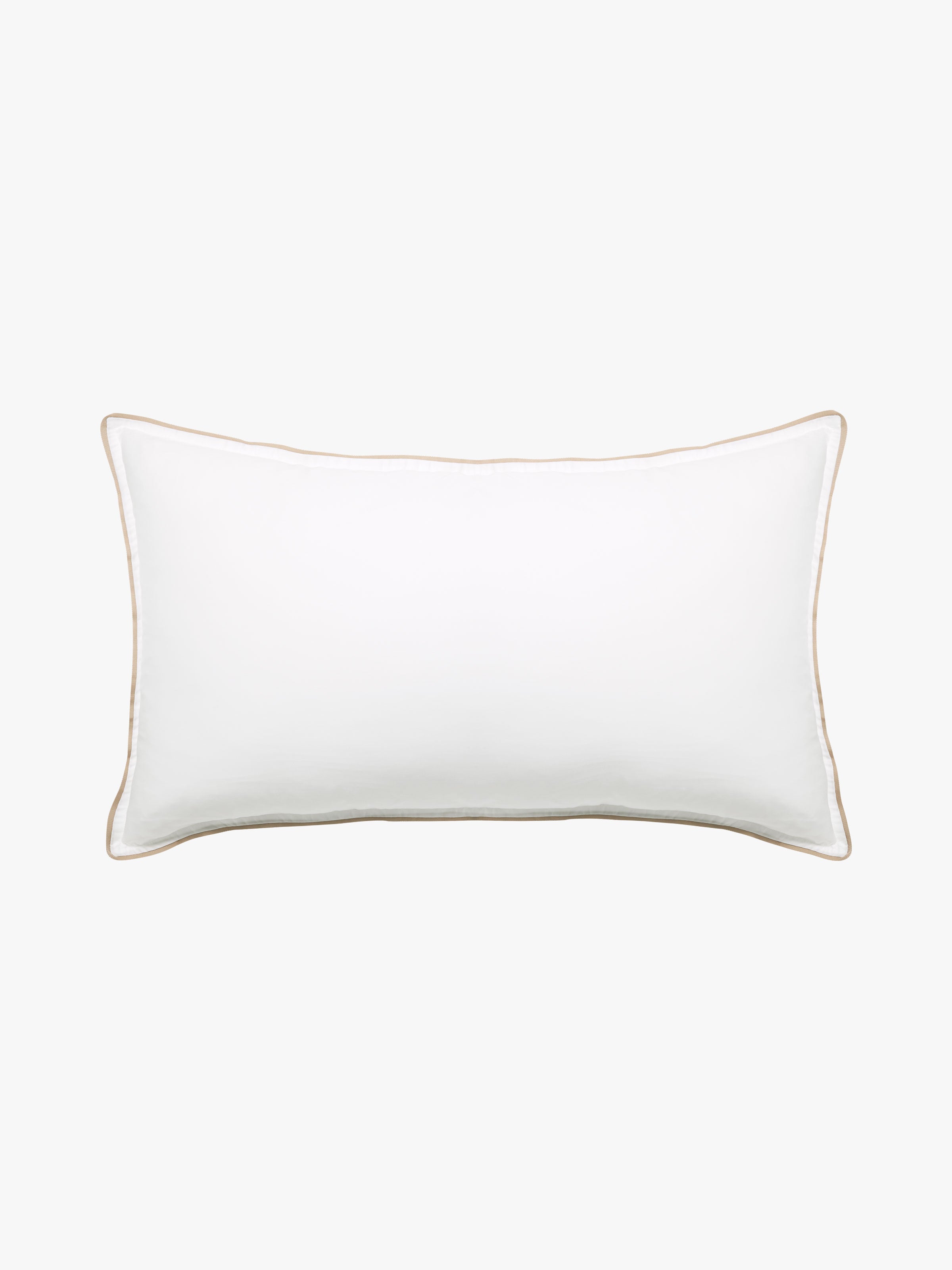 Grosgrain Caramel Egyptian Cotton Pillowcases