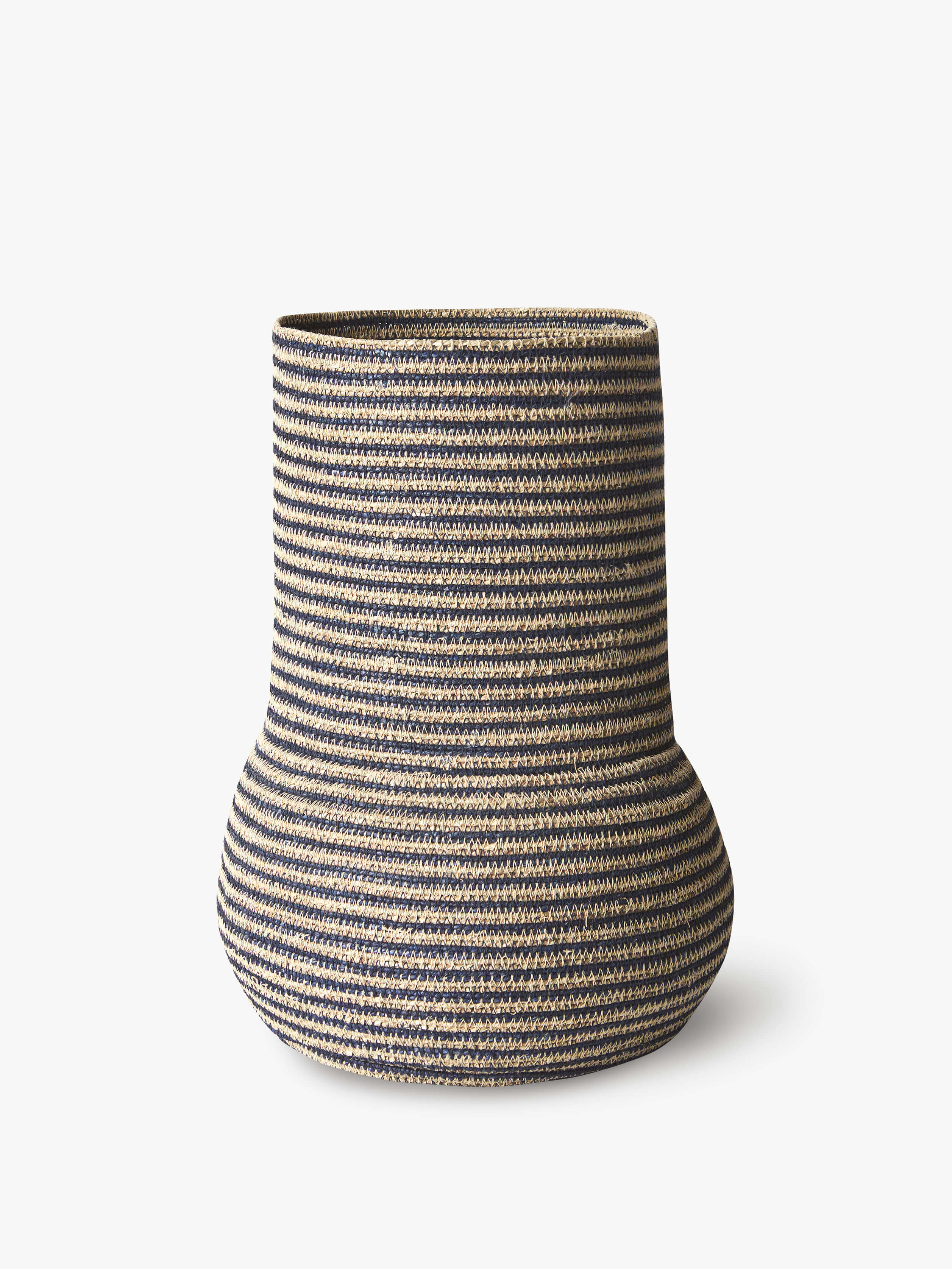 Sabine Indigo Grand Woven Basket