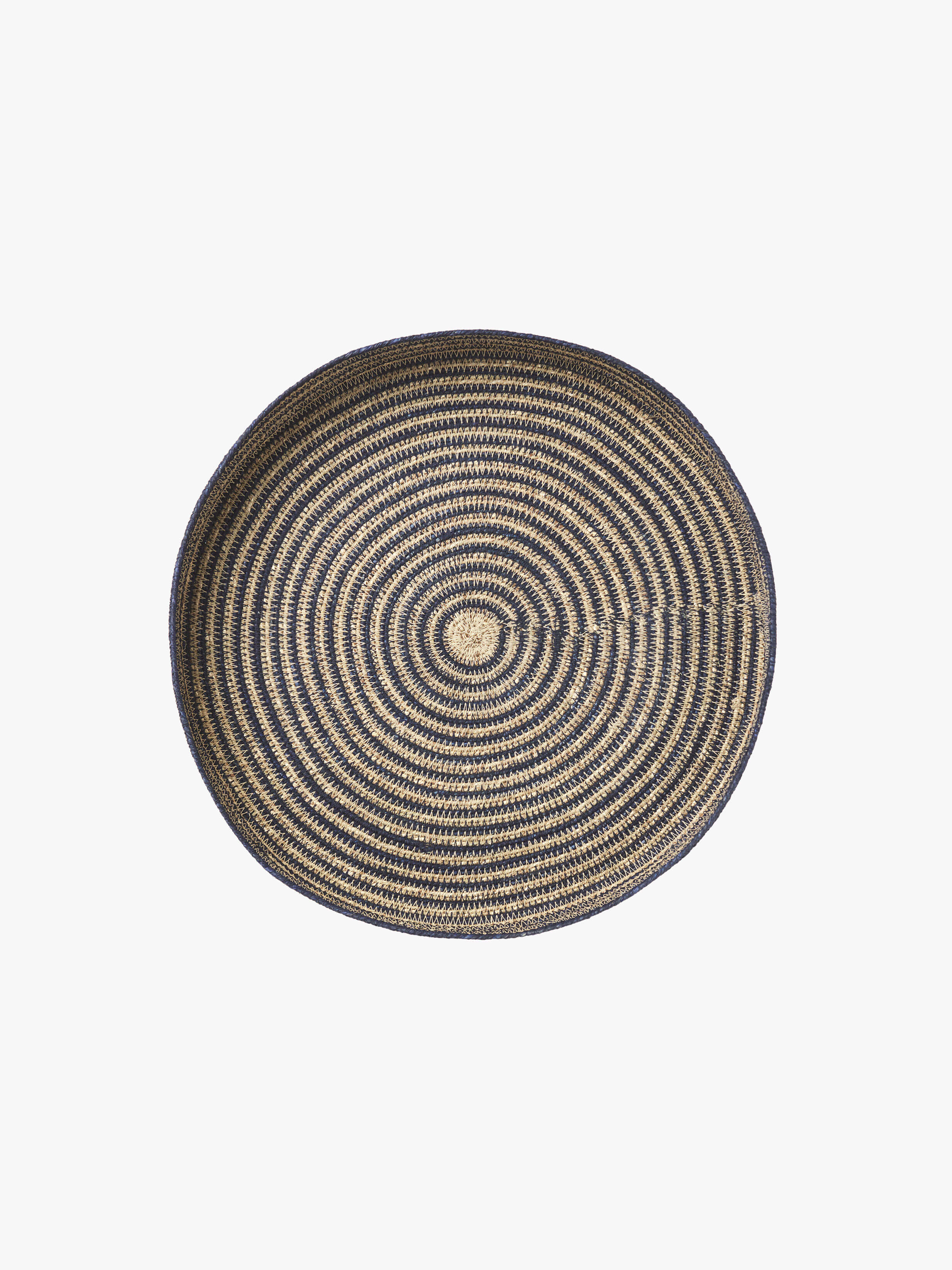 Sabine Indigo Woven Tray Duo
