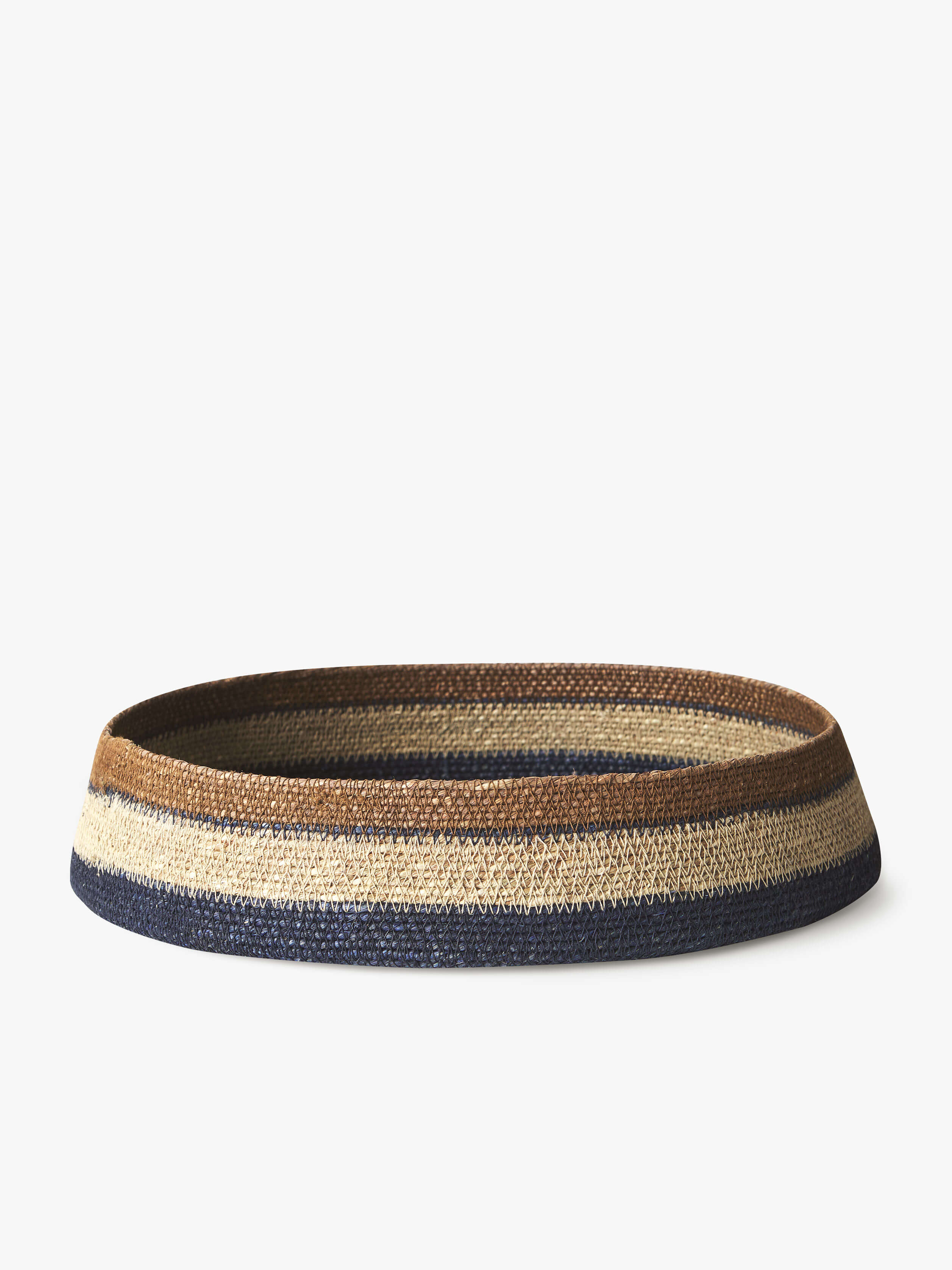 Sabine Indigo Woven Basket Trio
