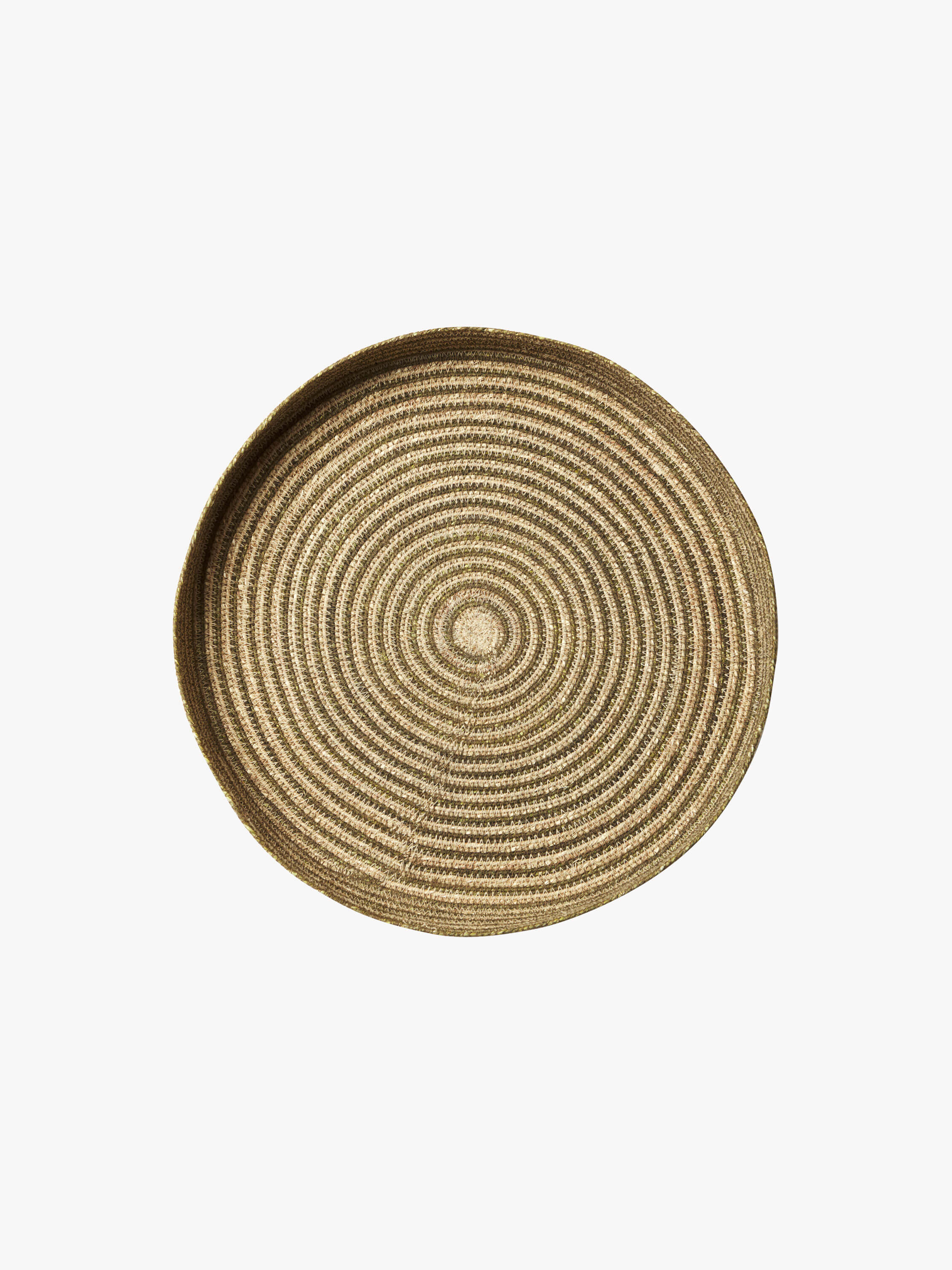 Sabine Khaki Woven Tray Duo