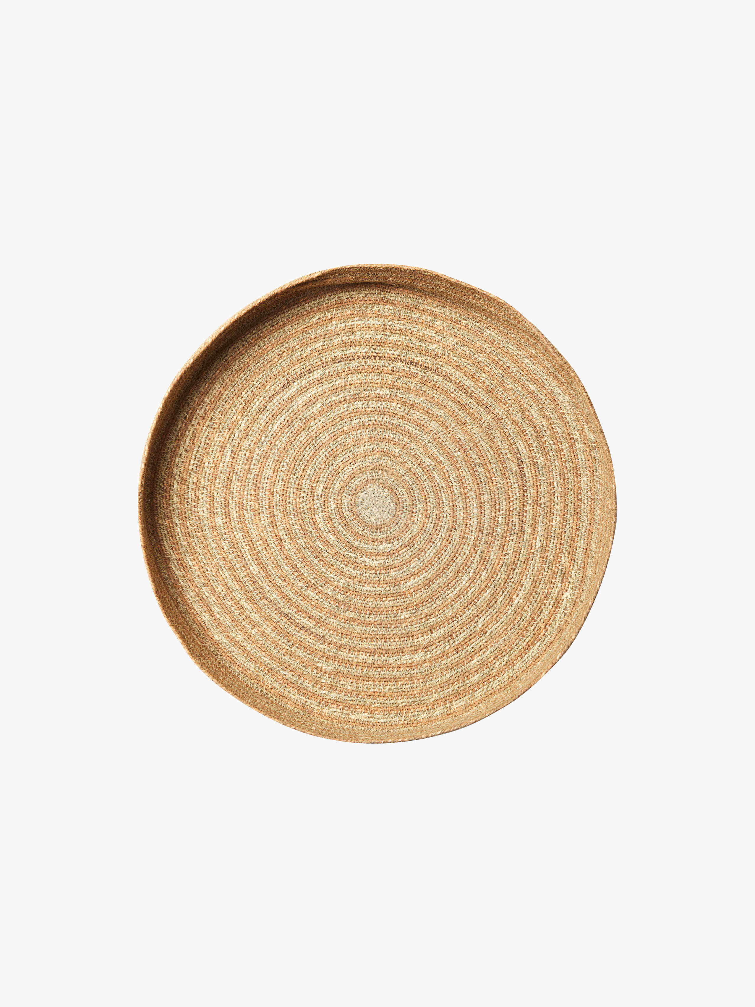 Sabine Tan Woven Tray Duo