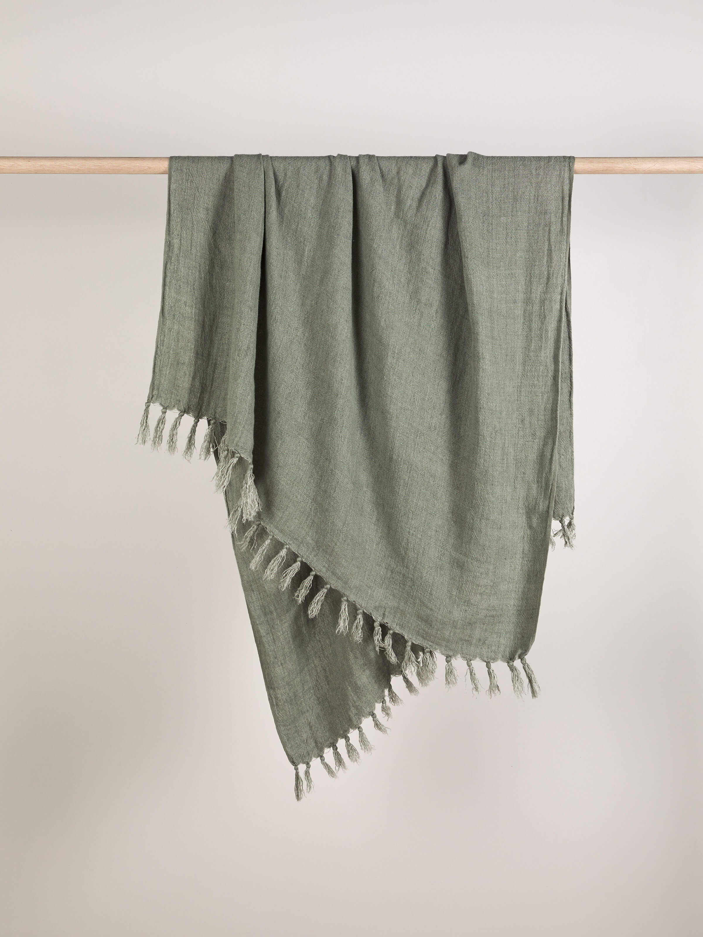 Burton Seagrass Heavy Linen Throw