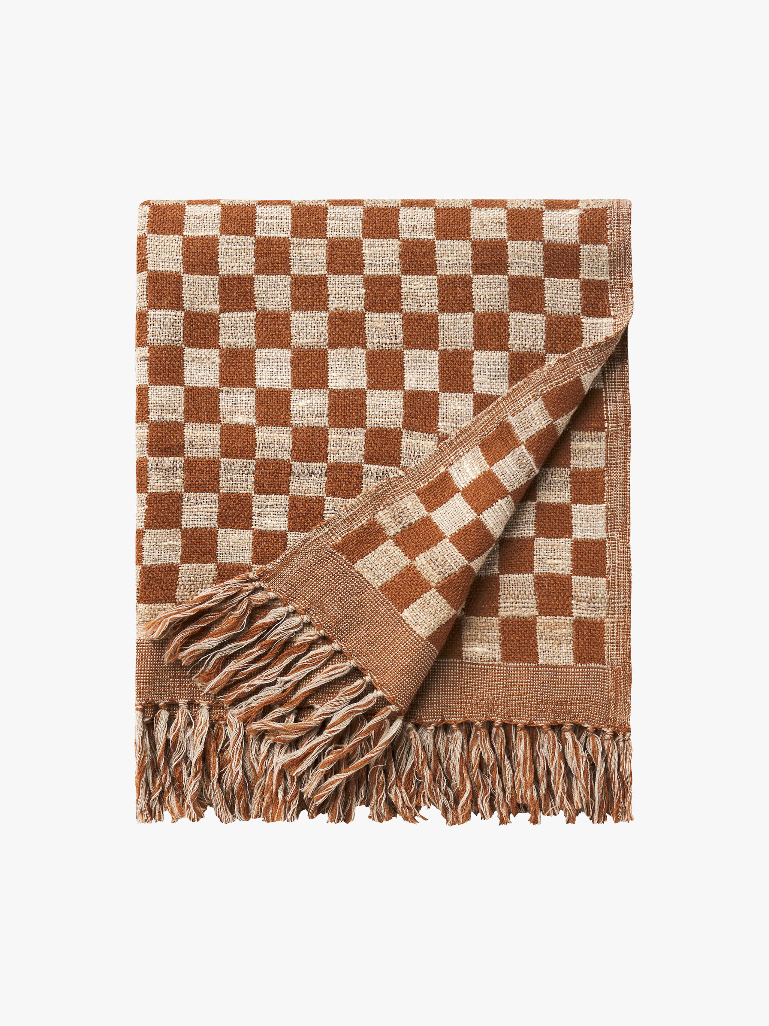Matteo Bronze Wool & Silk Throw