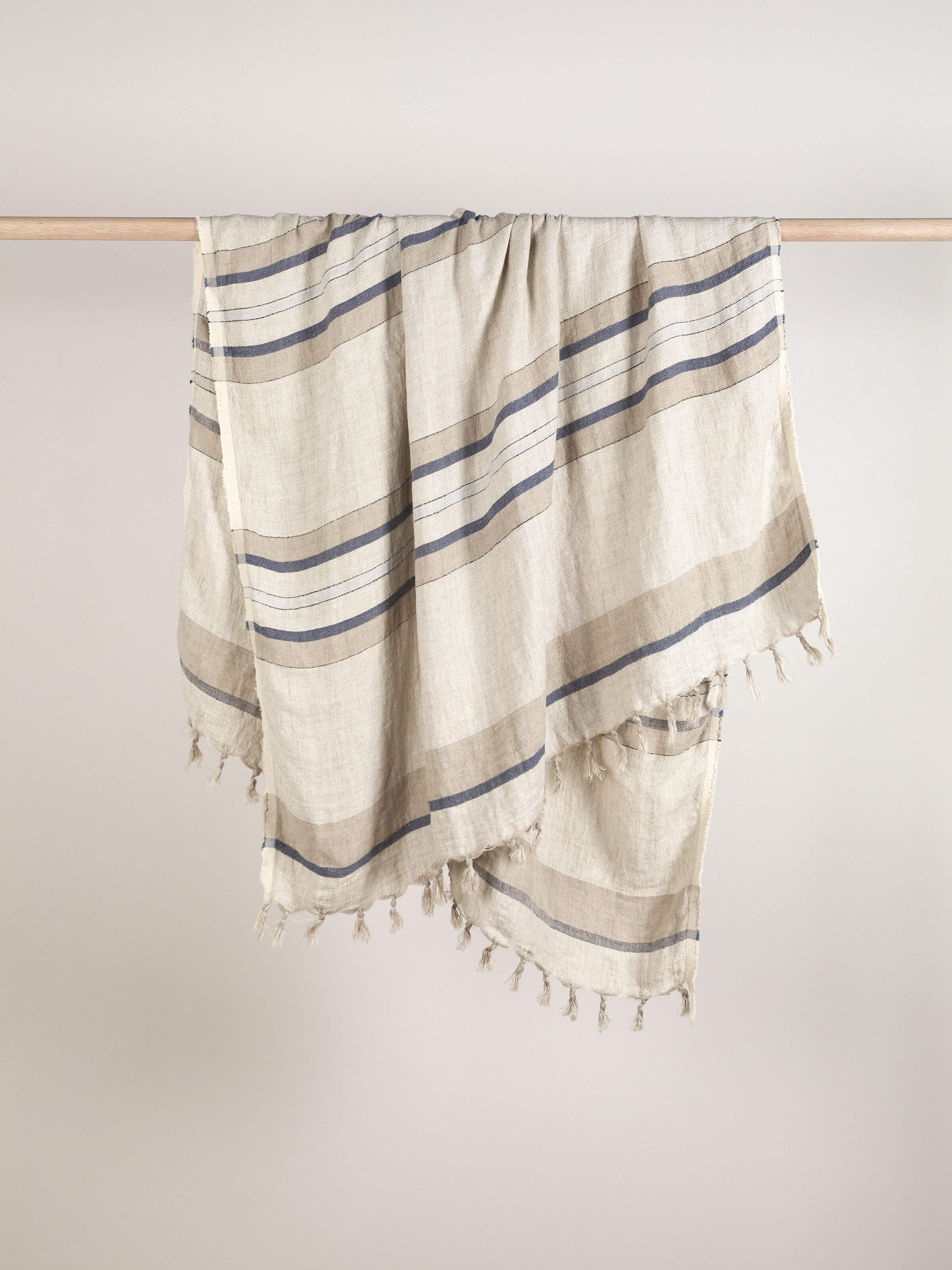 Salma Ocean Linen Throw