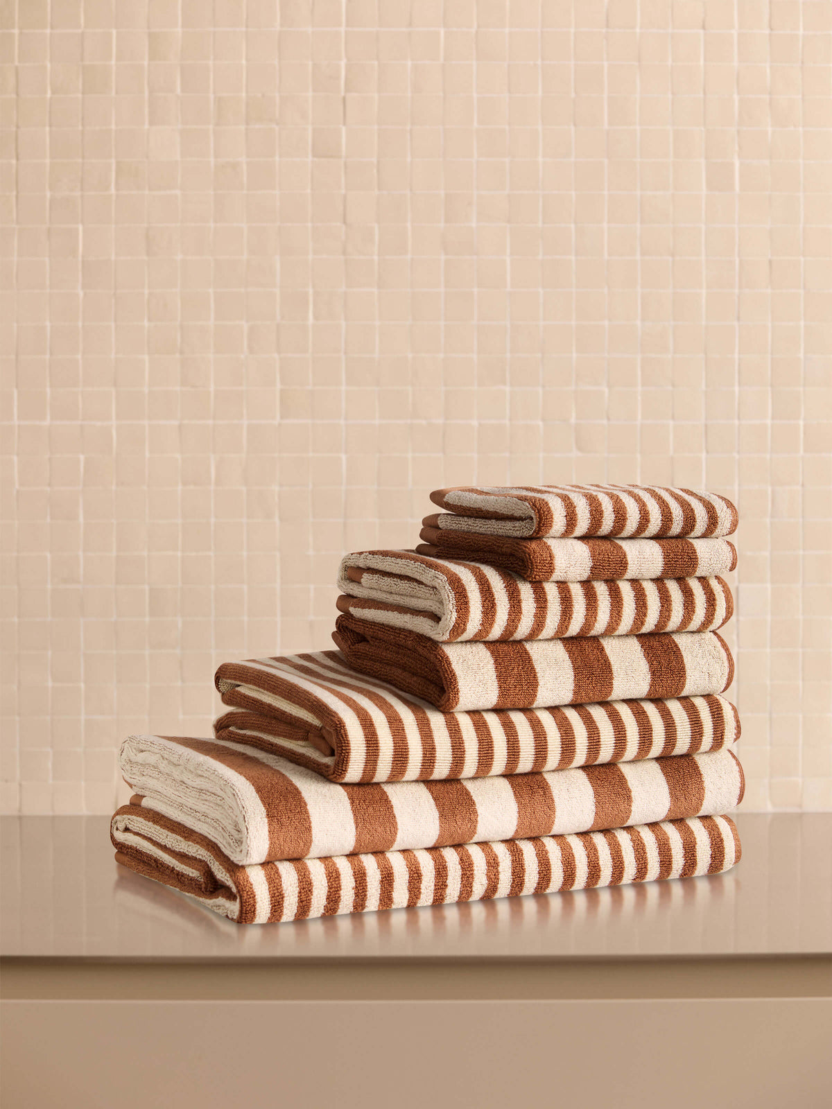 Raye Terracotta Towels