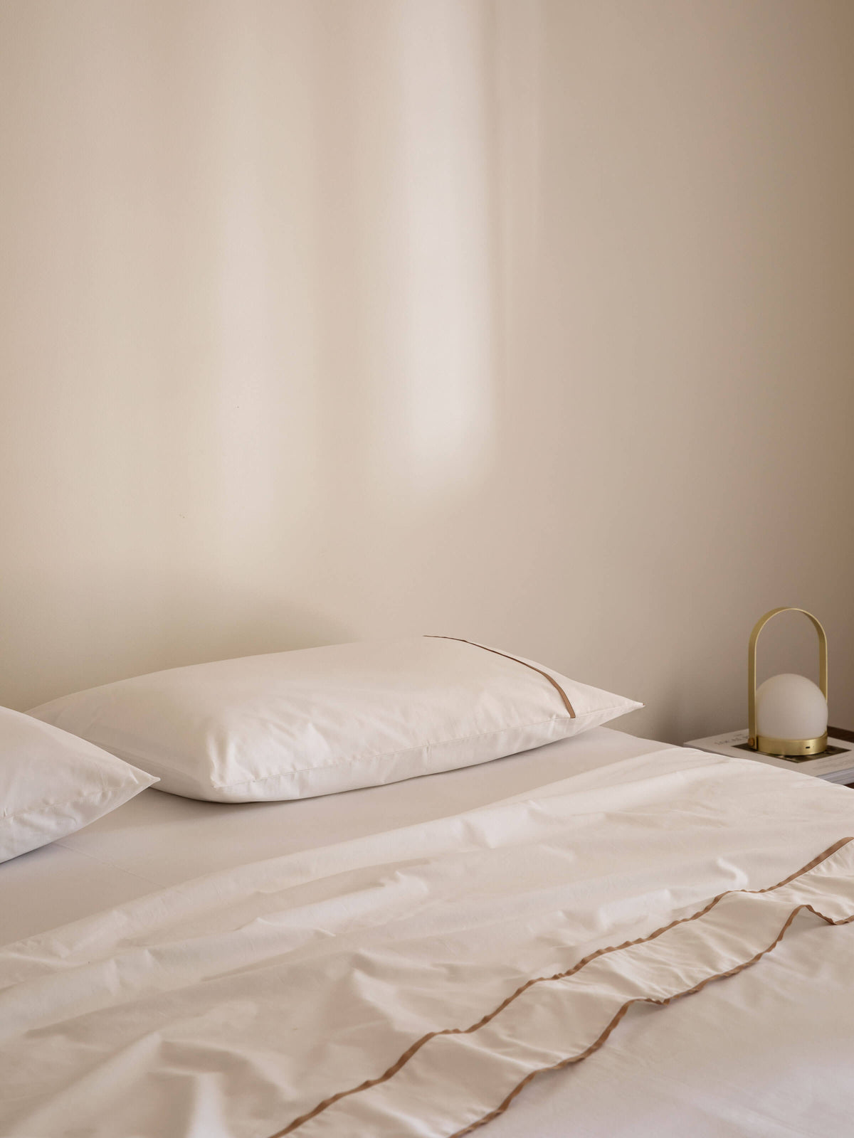 Egyptian Cotton Grosgrain Sheet Set | Silver main image 1