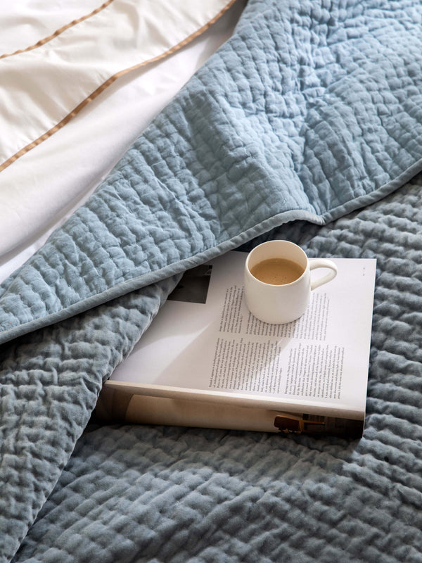 Egyptian Cotton Grosgrain Sheet Set | Pure White